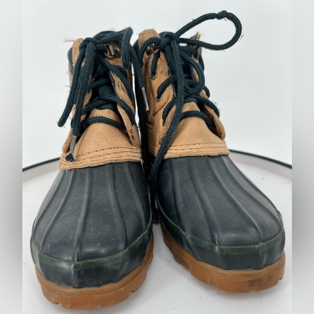 G. H. BASS GLACIAL DUCK BOOTS WATERPROOF WITH LEATHER AND RUBBER UPPER - Picture 4 of 10